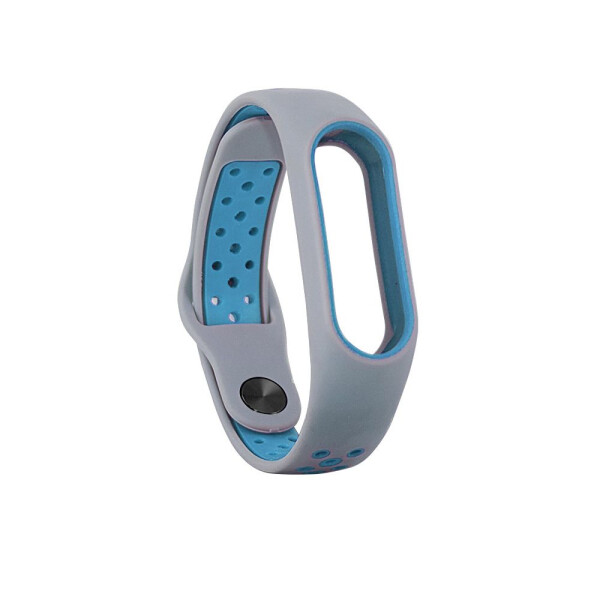 

Ремешок Sport Nike Xiaomi Mi Band 3/4 gray_blue