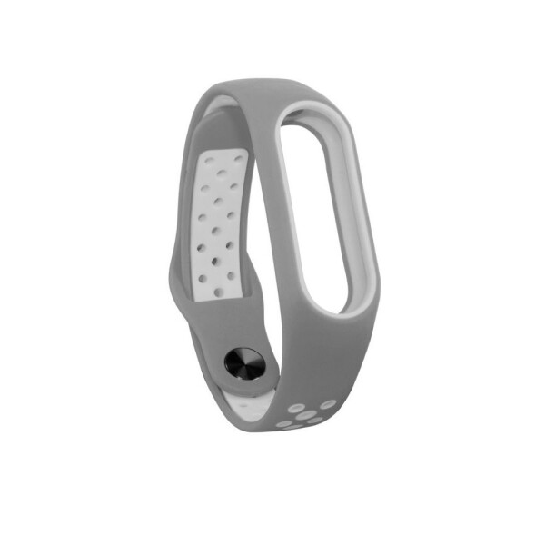 

Ремешок Sport Nike Xiaomi Mi Band 3/4 gray_white