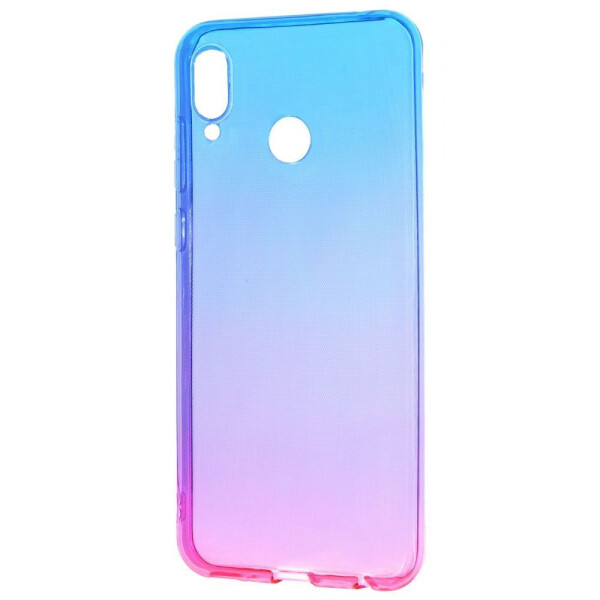 

Чехол-накладка Силикон 0.5 mm Gradient Design Honor Play blue_pink