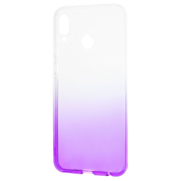 

Чехол-накладка Силикон 0.5 mm Gradient Design Honor Play white_purple