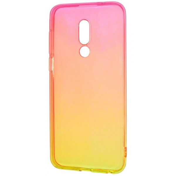 

Чехол-накладка Силикон 0.5 mm Gradient Design Meizu 16th red_yellow
