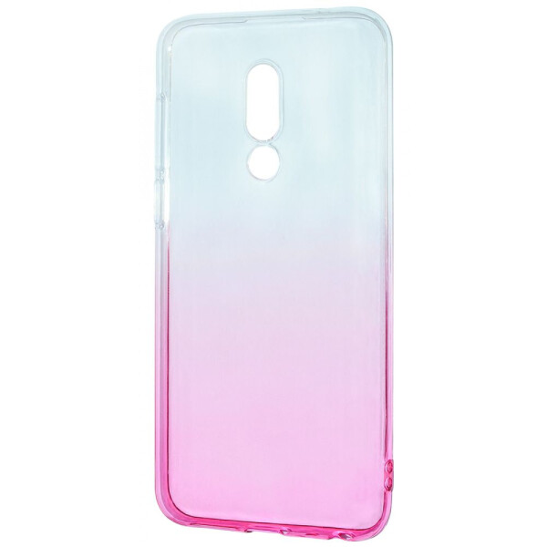 

Чехол-накладка Силикон 0.5 mm Gradient Design Meizu 16th white_pink