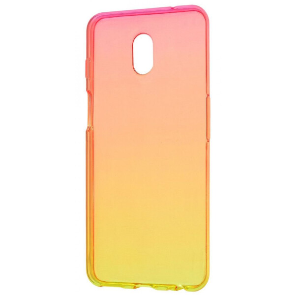 

Чехол-накладка Силикон 0.5 mm Gradient Design Meizu M6S red_yellow