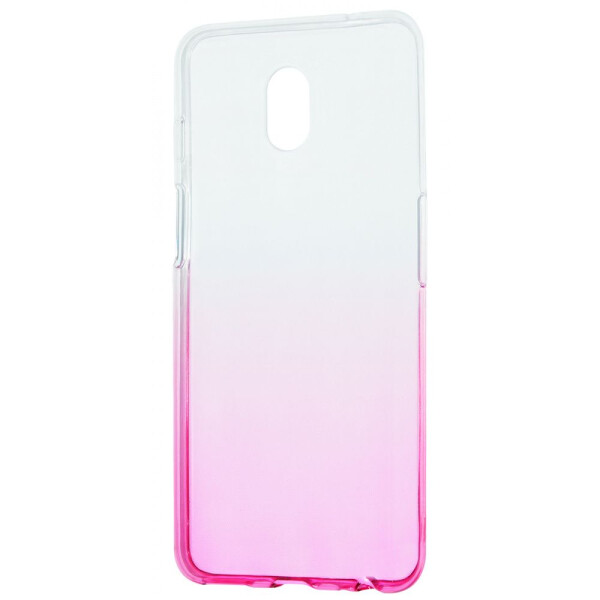 

Чехол-накладка Силикон 0.5 mm Gradient Design Meizu M6S white_pink