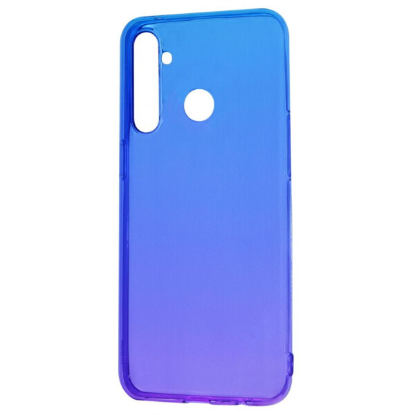 

Чехол-накладка Силикон 0.5 mm Gradient Design Realme 5 Pro (Realme Q) blue_purple
