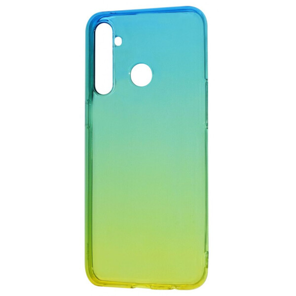 

Чехол-накладка Силикон 0.5 mm Gradient Design Realme 5 Pro (Realme Q) green_yellow