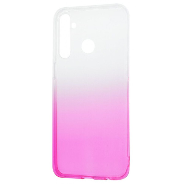 

Чехол-накладка Силикон 0.5 mm Gradient Design Realme 5 Pro (Realme Q) white_pink