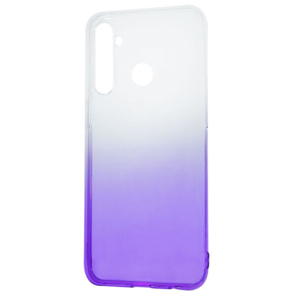 

Чехол-накладка Силикон 0.5 mm Gradient Design Realme 5 Pro (Realme Q) white_purple
