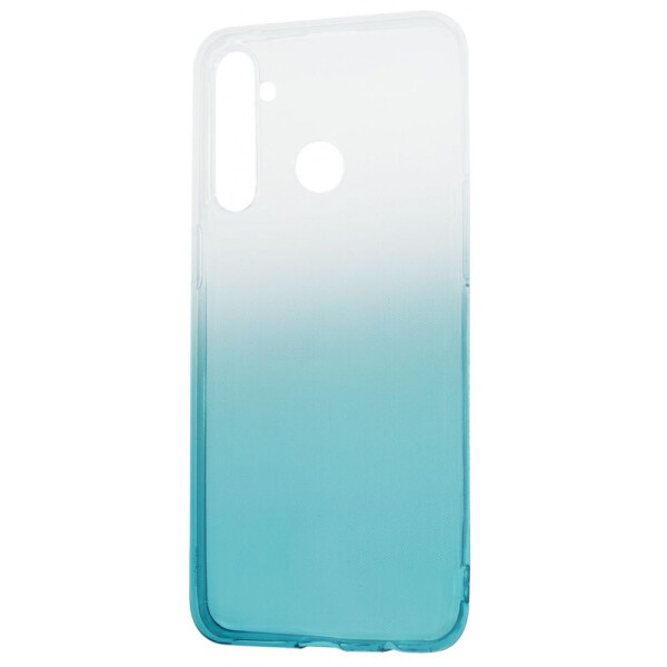 

Чехол-накладка Силикон 0.5 mm Gradient Design Realme 5 Pro (Realme Q) white_turquoise