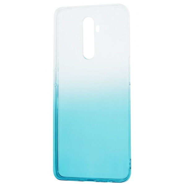 

Чехол-накладка Силикон 0.5 mm Gradient Design Realme X2 Pro (Oppo Reno Ace) white_turquoise