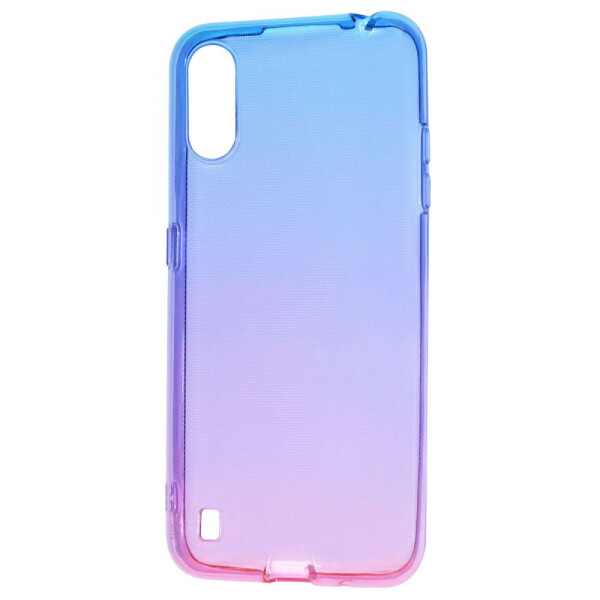 

Чехол-накладка Силикон 0.5 mm Gradient Design Samsung Galaxy A01 (A015F) blue_pink