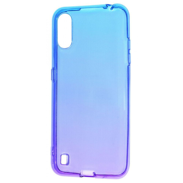 

Чехол-накладка Силикон 0.5 mm Gradient Design Samsung Galaxy A01 (A015F) blue_purple