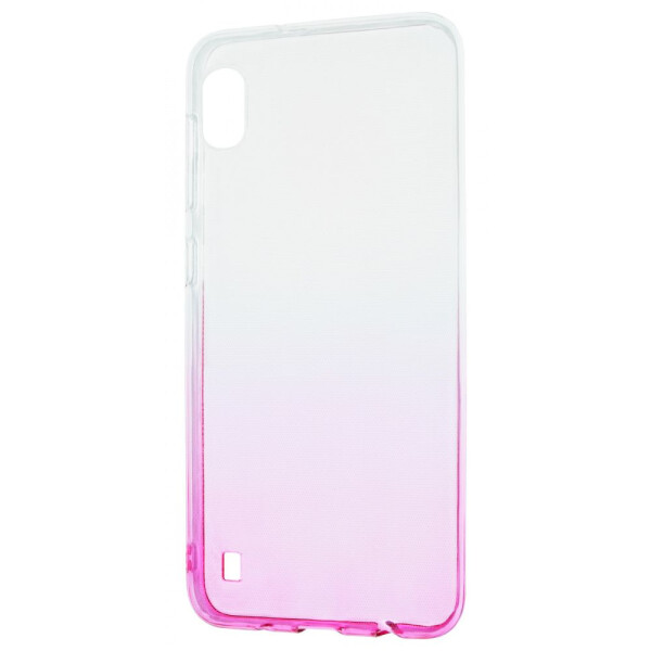 

Чехол-накладка Силикон 0.5 mm Gradient Design Samsung Galaxy A10 (A105F) white_pink