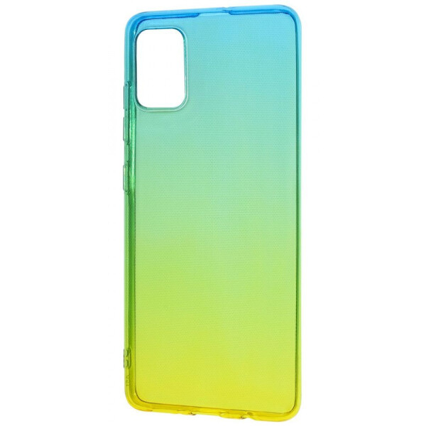 

Чехол-накладка Силикон 0.5 mm Gradient Design Samsung Galaxy A51 (A515) green_yellow