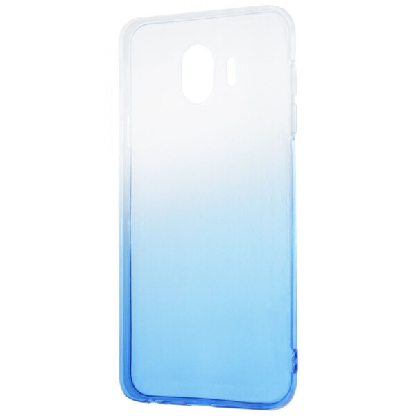 

Чехол-накладка Силикон 0.5 mm Gradient Design Samsung Galaxy J4 (J400) white_blue