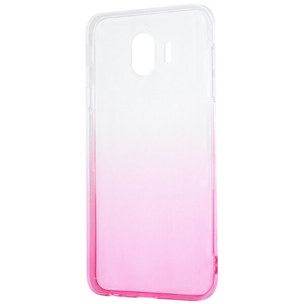 

Чехол-накладка Силикон 0.5 mm Gradient Design Samsung Galaxy J4 (J400) white_pink