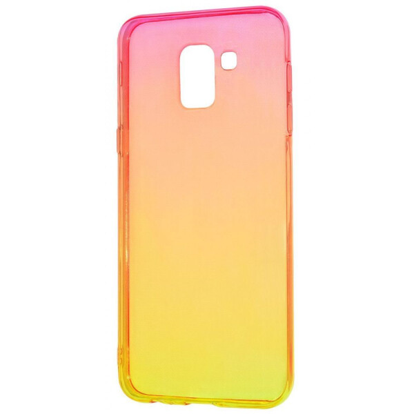 

Чехол-накладка Силикон 0.5 mm Gradient Design Samsung Galaxy J6 2018 (J600F) red_yellow