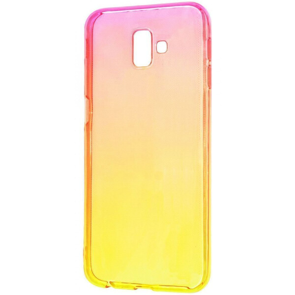 

Чехол-накладка Силикон 0.5 mm Gradient Design Samsung Galaxy J6 Plus 2018 (J610F) red_yellow