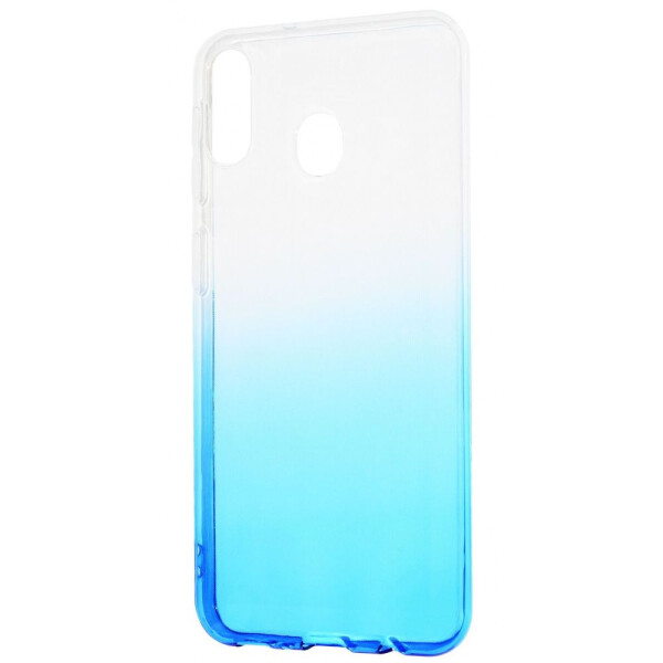 

Чехол-накладка Силикон 0.5 mm Gradient Design Samsung Galaxy M20 (M205F) white_blue