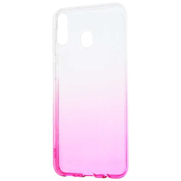 

Чехол-накладка Силикон 0.5 mm Gradient Design Samsung Galaxy M20 (M205F) white_pink