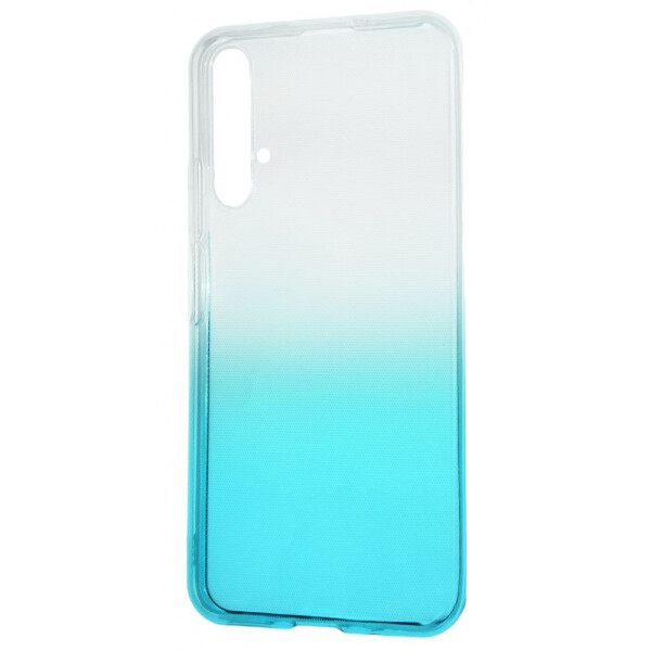 

Чехол-накладка Силикон 0.5 mm Gradient Design Samsung Galaxy Note 10 white_turquoise