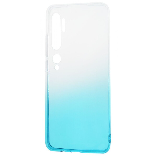 

Чехол-накладка Силикон 0.5 mm Gradient Design Xiaomi Mi Note 10 white_turquoise