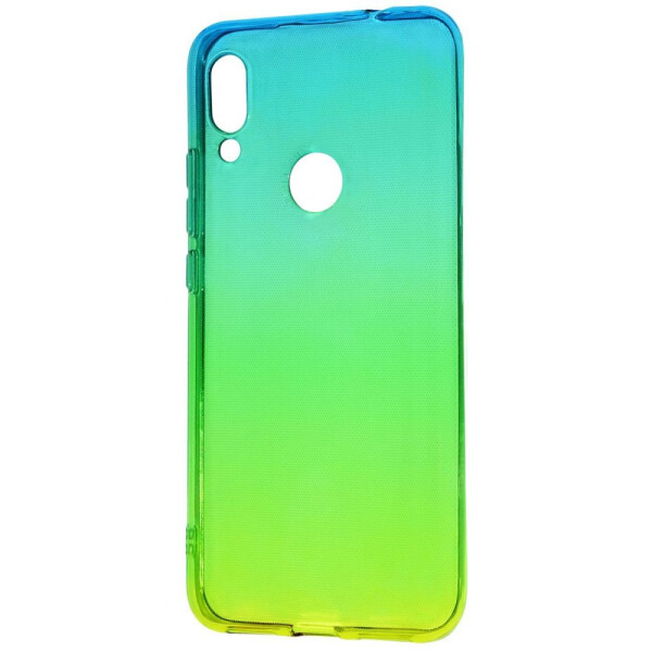 

Чехол-накладка Силикон 0.5 mm Gradient Design Xiaomi Redmi 7 green_yellow