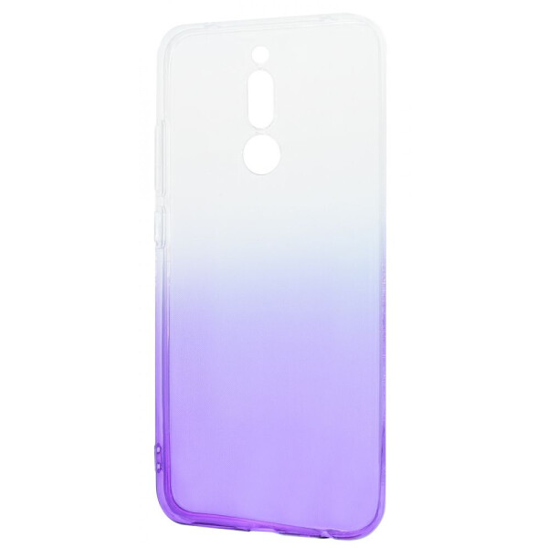 

Чехол-накладка Силикон 0.5 mm Gradient Design Xiaomi Redmi 8 white_purple