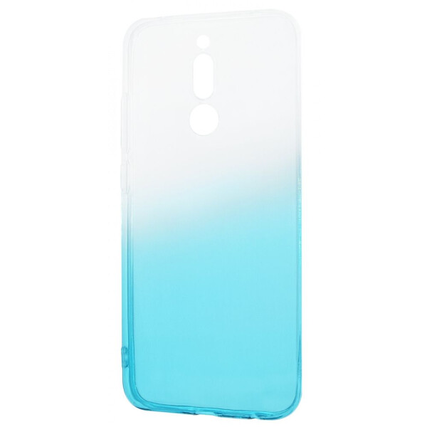 

Чехол-накладка Силикон 0.5 mm Gradient Design Xiaomi Redmi 8 white_turquoise