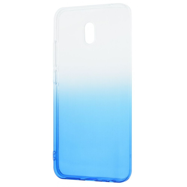 

Чехол-накладка Силикон 0.5 mm Gradient Design Xiaomi Redmi 8A white_blue
