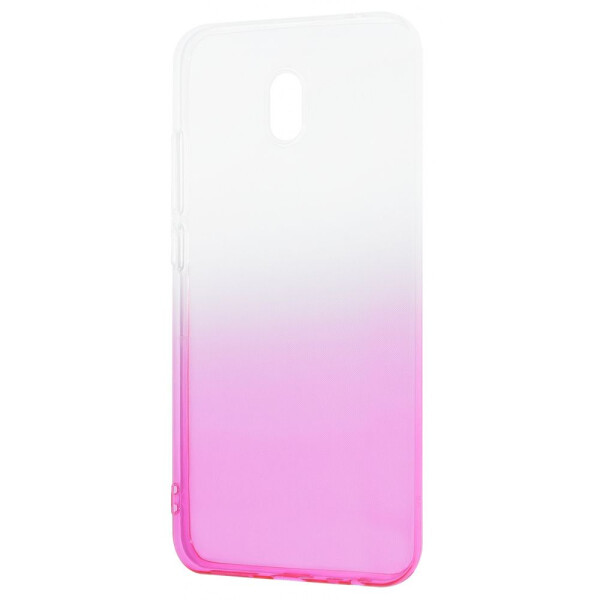

Чехол-накладка Силикон 0.5 mm Gradient Design Xiaomi Redmi 8A white_pink