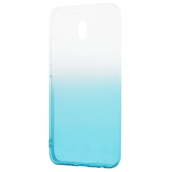 

Чехол-накладка Силикон 0.5 mm Gradient Design Xiaomi Redmi 8A white_turquoise