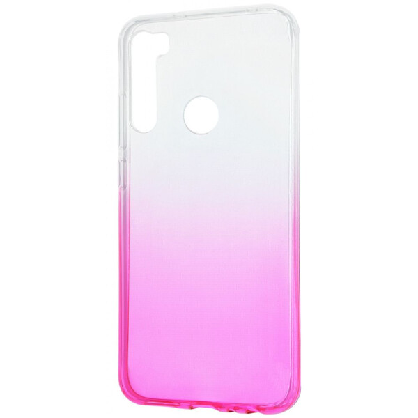 

Чехол-накладка Силикон 0.5 mm Gradient Design Xiaomi Redmi Note 8 white_pink