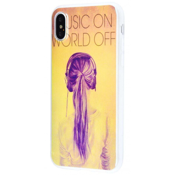 

Чехол-накладка Силикон Перламутр New iPhone X 46