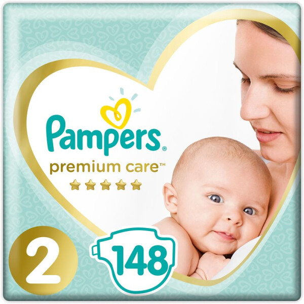 

Подгузники Pampers Premium Care New Baby размер 2 (Mini) 4-8 кг, 148 шт (4015400770275)