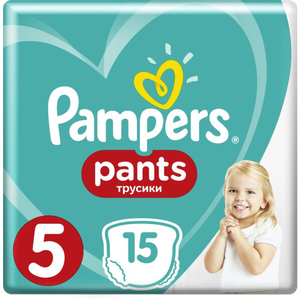 

Подгузники - трусики Pampers Pants размер 5 (Junior) 12-17 кг, 15 шт