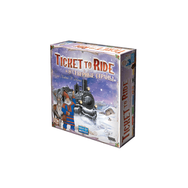 

Настольная игра Hobby World Билет на поезд: Северные страны (Ticket to Ride) (1702)