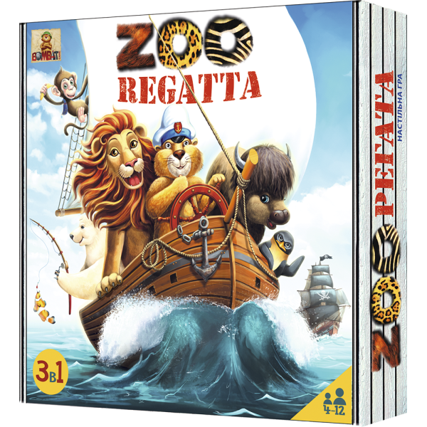 

Настольная игра BombatGame ЗООрегата (ZOOрегата) (4820172800019)