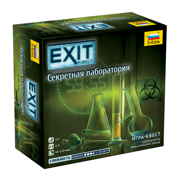 

Настольная игра Zvezda EXIT Квест. Секретная лаборатория