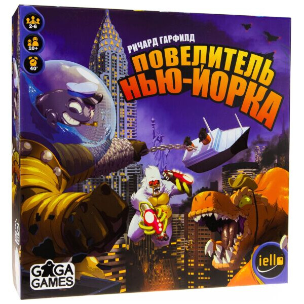 

Настольная игра GaGa Games Повелитель Нью-Йорка (King of New York) (GG074)