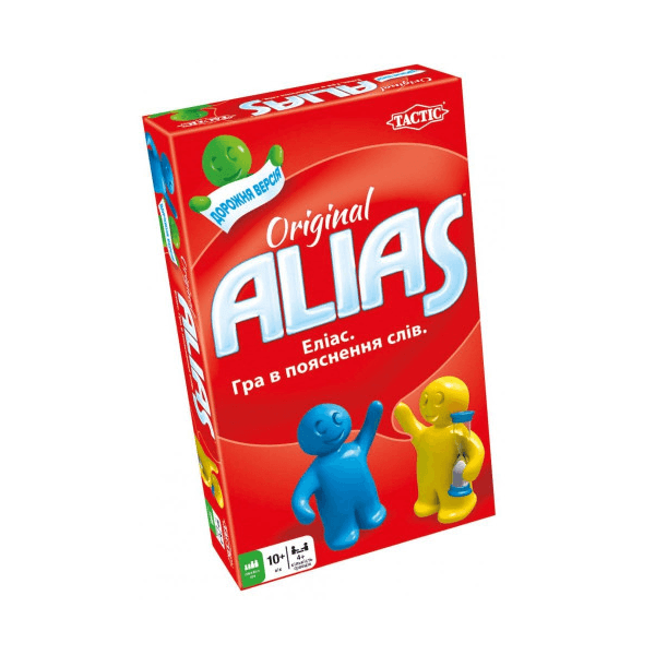 

Настольная игра Tactic Алиас. Дорожная версия укр (Alias) (54664)