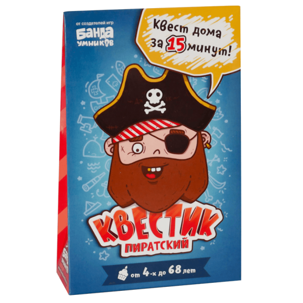 

Настольная игра Банда умников Квестик пиратский. Джек (УМ165)
