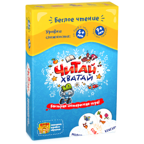 

Настольная игра Банда умников Читай-Хватай (BY-618116)