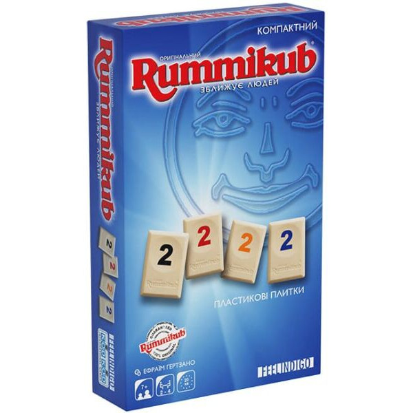 

Настольная игра FeelIndigo Руммикуб Мини (Rummikub Mini) (FI8500)