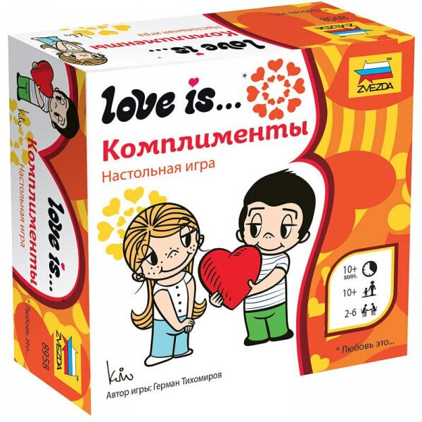 

Настольная игра Zvezda Love is… Комплименты