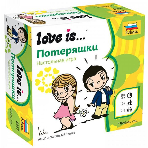 

Настольная игра Zvezda Love is… Потеряшки