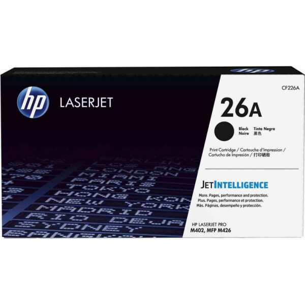 

Картридж HP 26A LJ Pro M402D/M402DN/M402N/M426DW/M426FDN/M426FDW Black (CF226A)