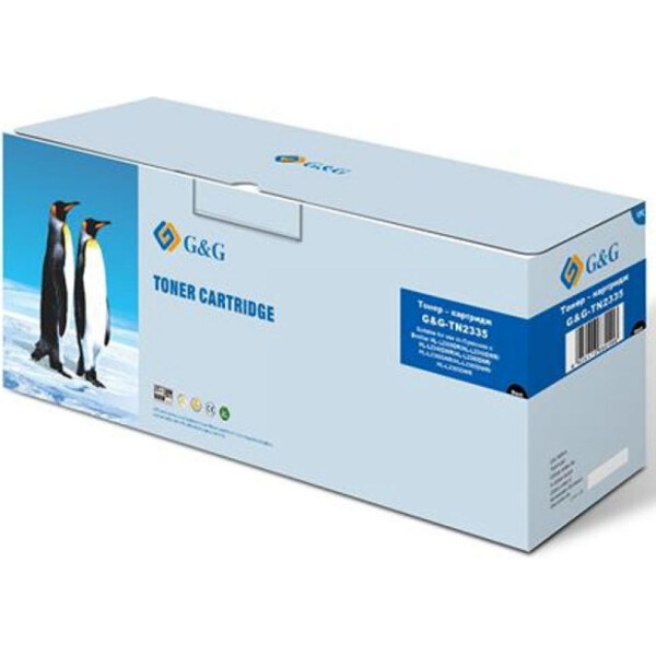 

Картридж G&G для Brother HL-L2360/2365/DCP-L2500/25x0/MFC-L2700/2720/2740 Black (аналог TN2335)