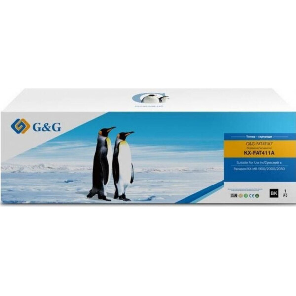 

Картридж G&G (G&G-FAT411A7) Panasonic KX-MB1900/2000/2020/2030 (аналог KX-FAT411A7)