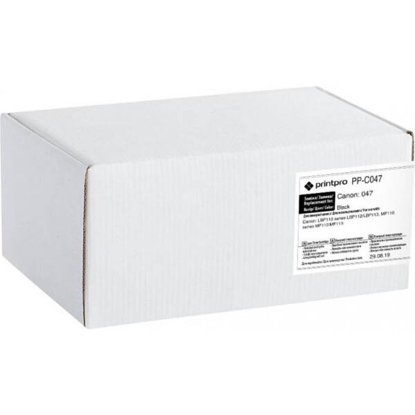 

Картридж PrintPro NonStop (PP-C047NS) Canon LBP112/MFP112/113 Black (аналог Canon 047)